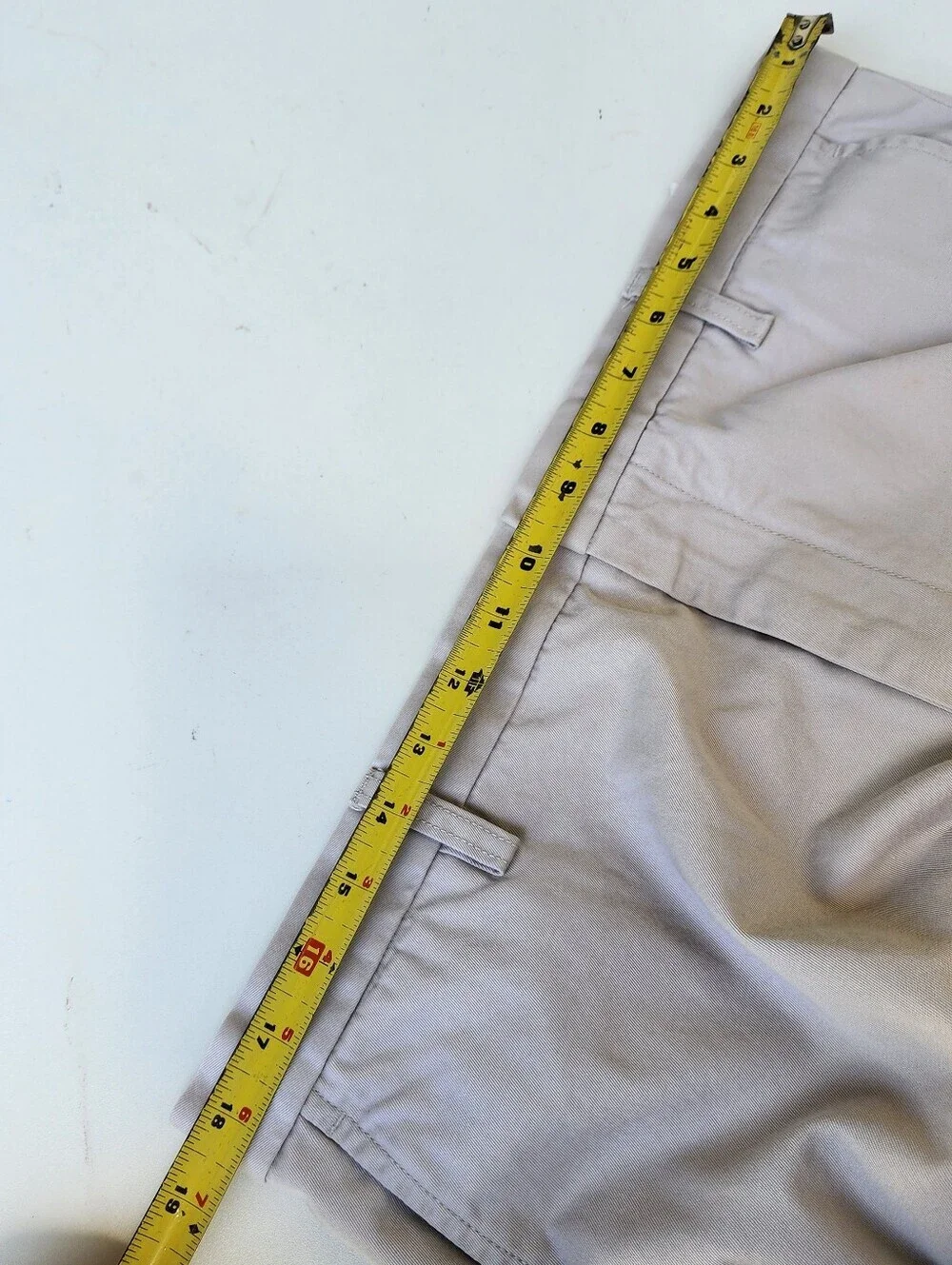 Banana Republic Men's 100% Cotton Straight Chino Khaki Pants Flat Front 36 X 30